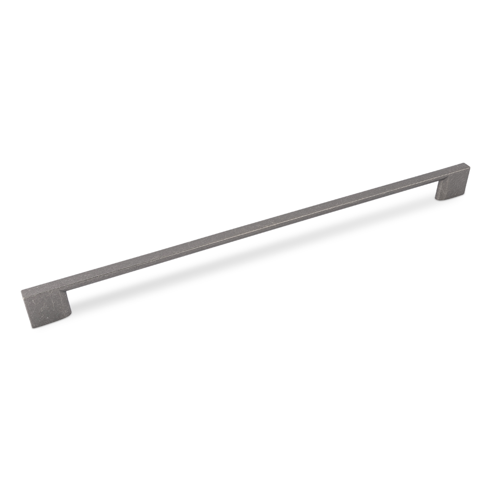 AURORA Slim Square D Handle - 320mm Hole Centres - Pewter (HB2-0116)