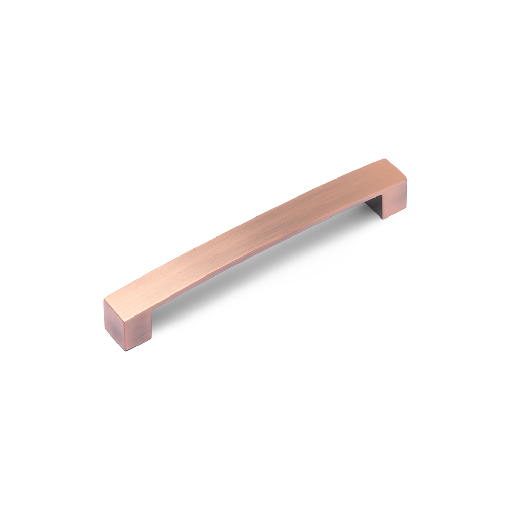 AURORA Block Bar D Handle - 160mm Hole Centres - Antique Copper (HB5-0169)