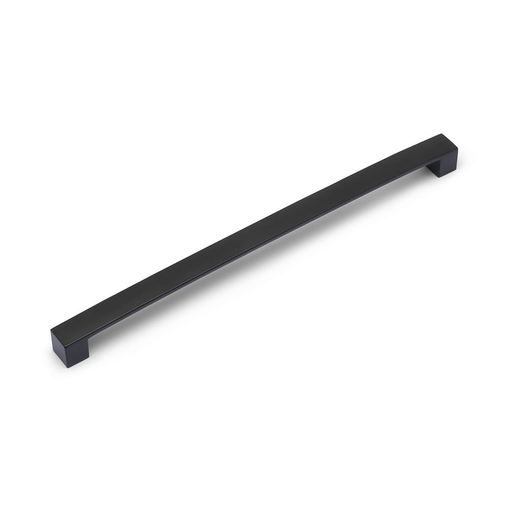 AURORA Block Bar D Handle - 337mm (320mm Hole Centres) - Matt Black (HB1-0102)