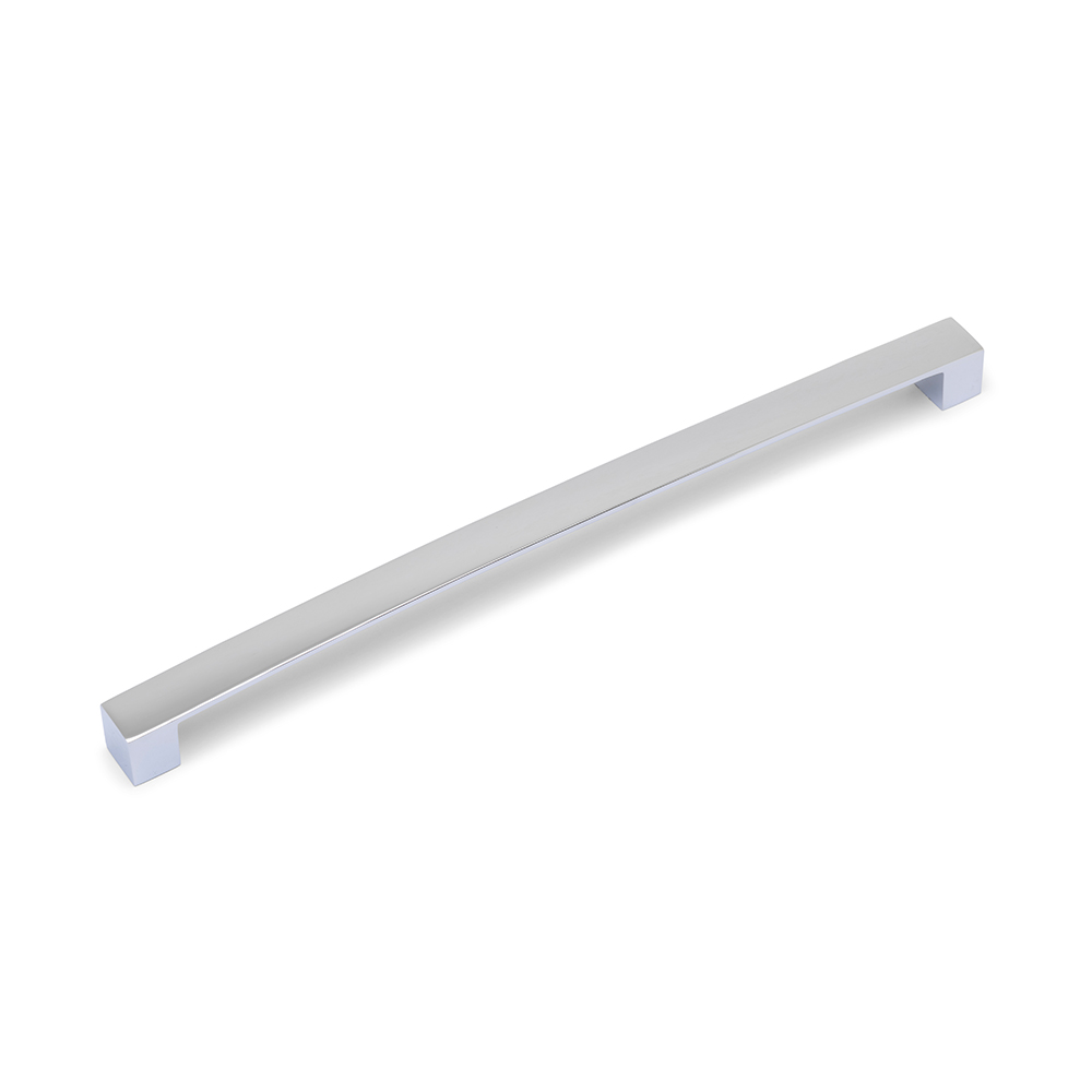 AURORA Block Bar D Handle - 320mm Hole Centres - Chrome (HB4-0147)
