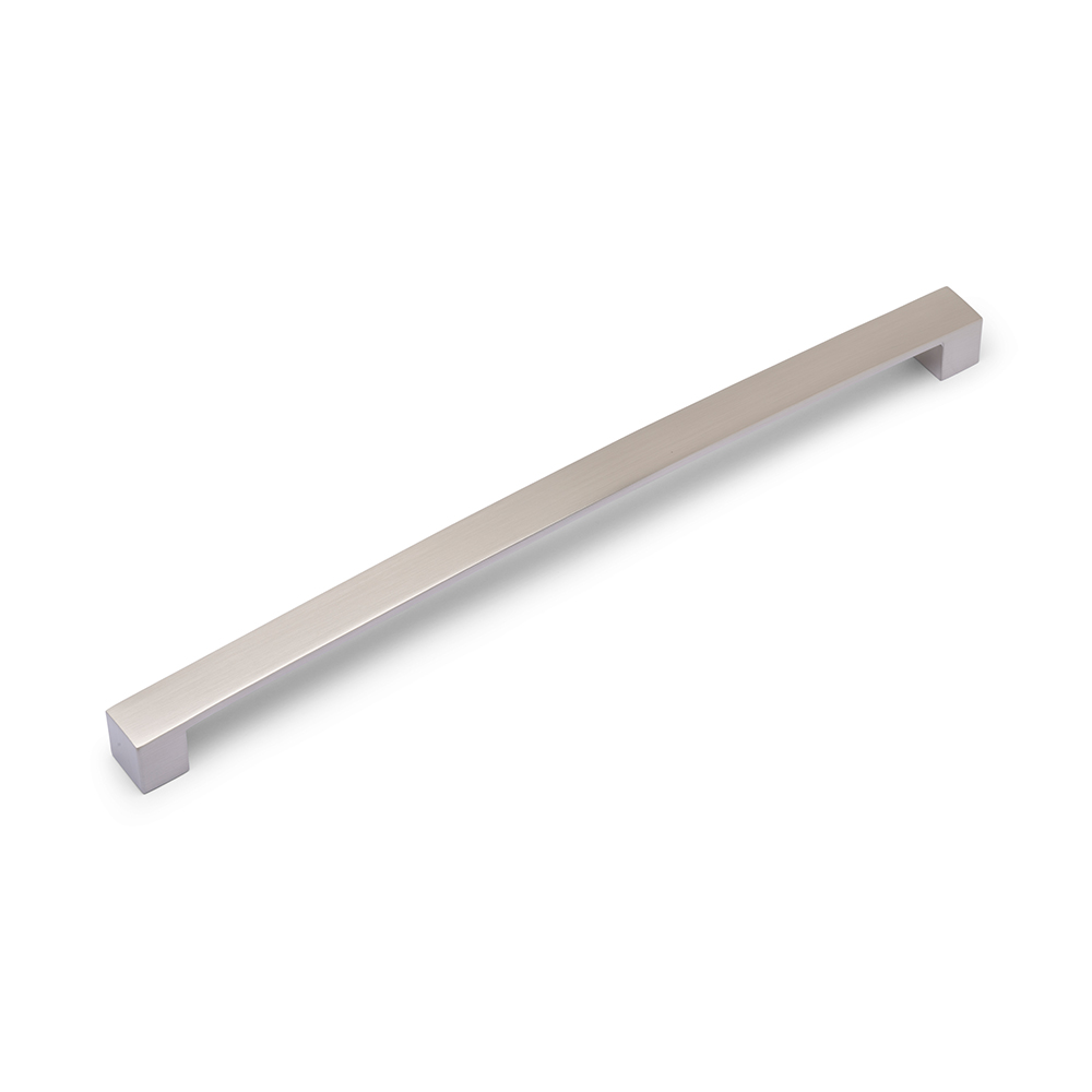 AURORA Block Bar D Handle - 337mm (320mm Hole Centres) - Brushed Nickel (HB3-0132)