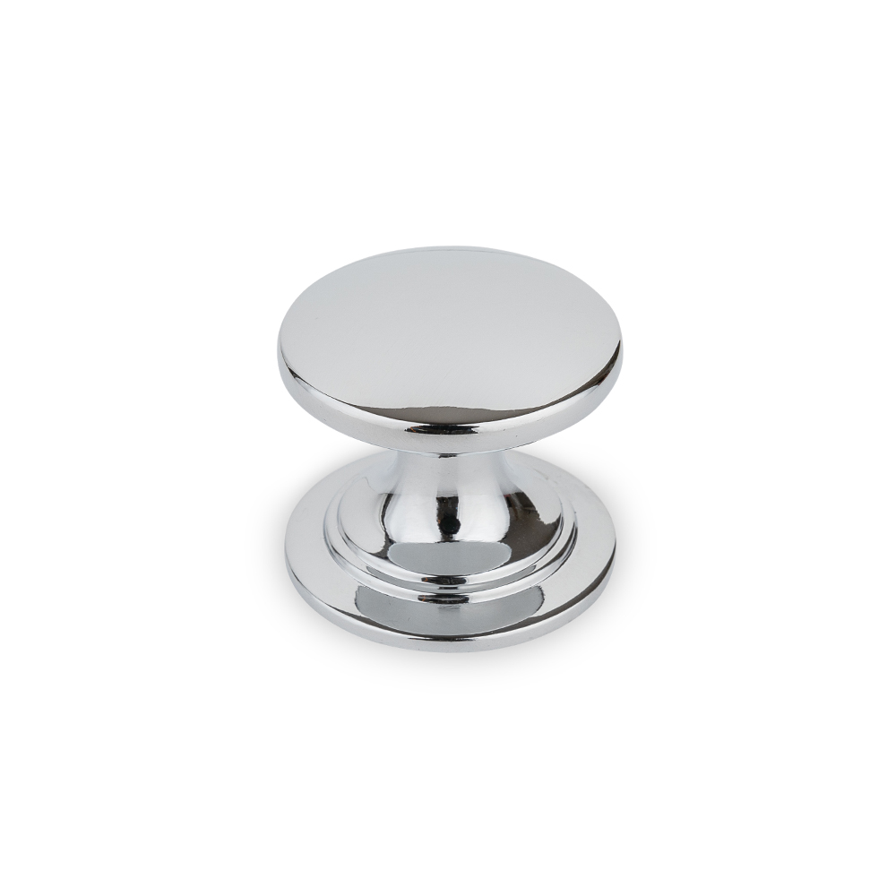 AURORA Large Round Knob - 38mm Diameter - Chrome (HB4-0156)