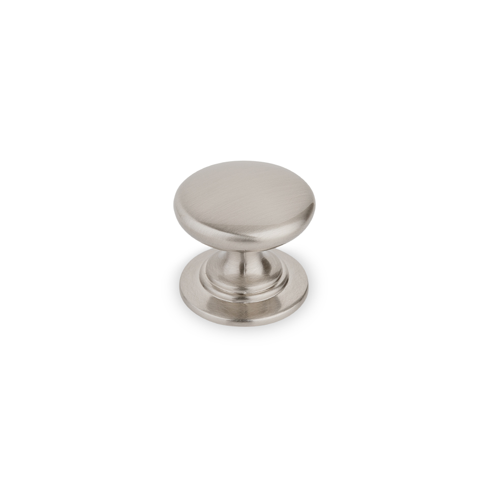 AURORA Small Round Knob - 32mm Diameter - Brushed Nickel (HB3-0142)