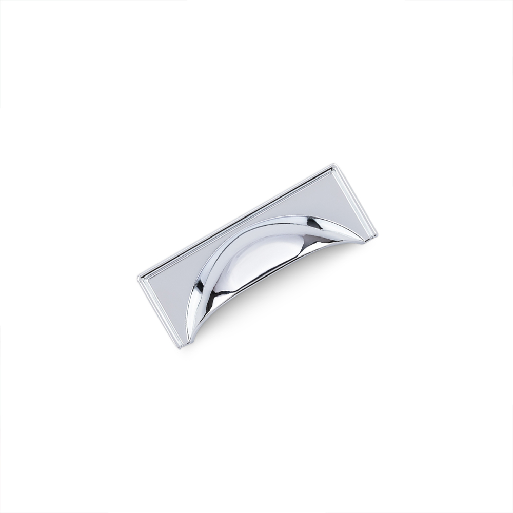 AURORA Square Cup Handle - 97mm (64mm Hole Centres) - Chrome (HB4-0158)
