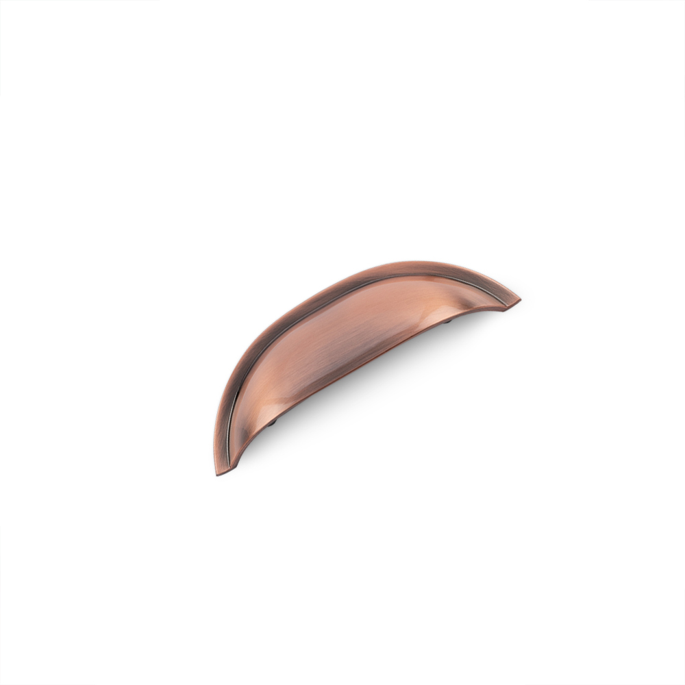 AURORA Linear Cup Handle - 64mm Hole Centres - Antique Copper (HB5-0166)