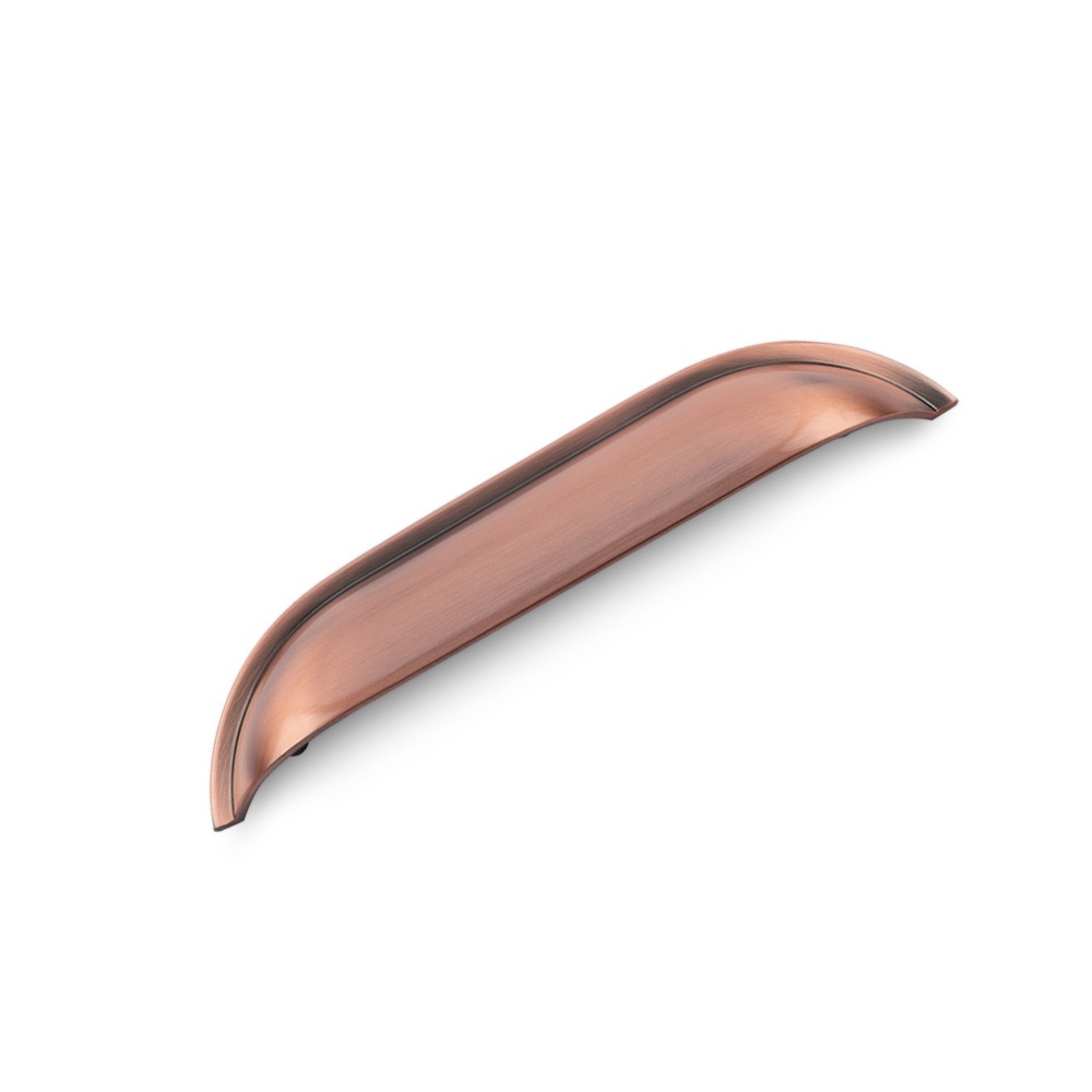 AURORA Linear Cup Handle - 128mm Hole Centres - Antique Copper (HB5-0165)