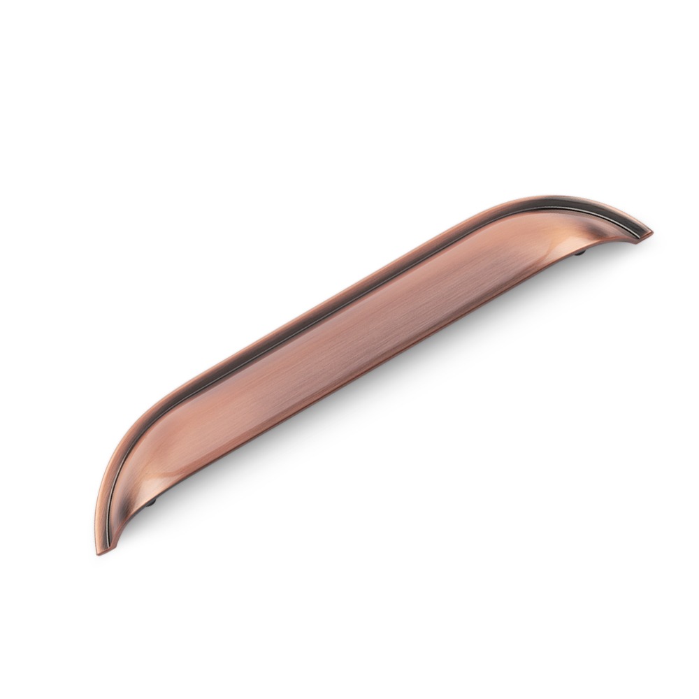 AURORA Linear Cup Handle - 206mm (160mm Hole Centres) - Antique Copper (HB5-0164)