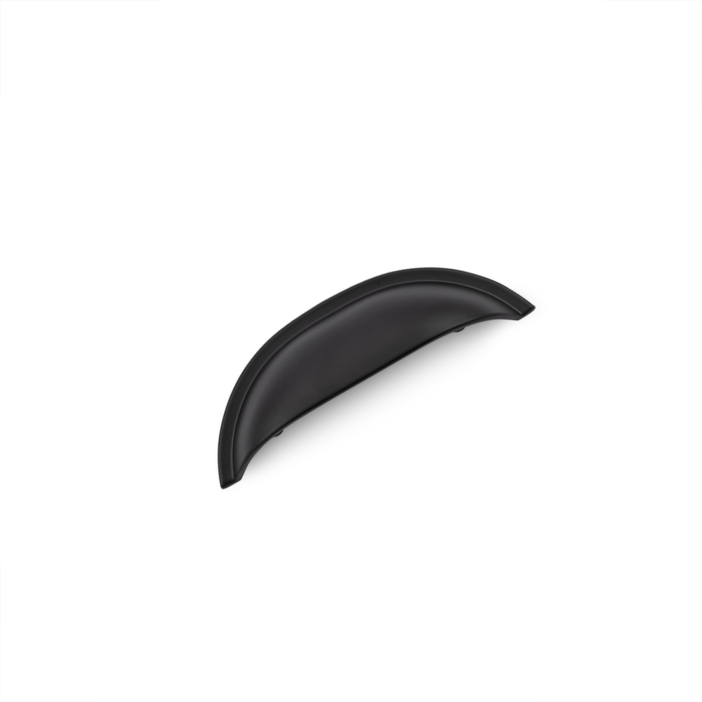 AURORA Linear Cup Handle - 64mm Hole Centres - Matt Black (HB1-0106)