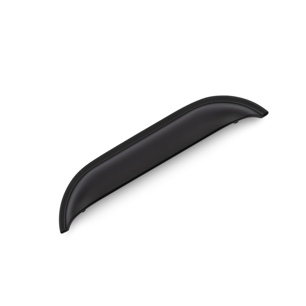 AURORA Linear Cup Handle - 128mm Hole Centres - Matt Black (HB1-0105)
