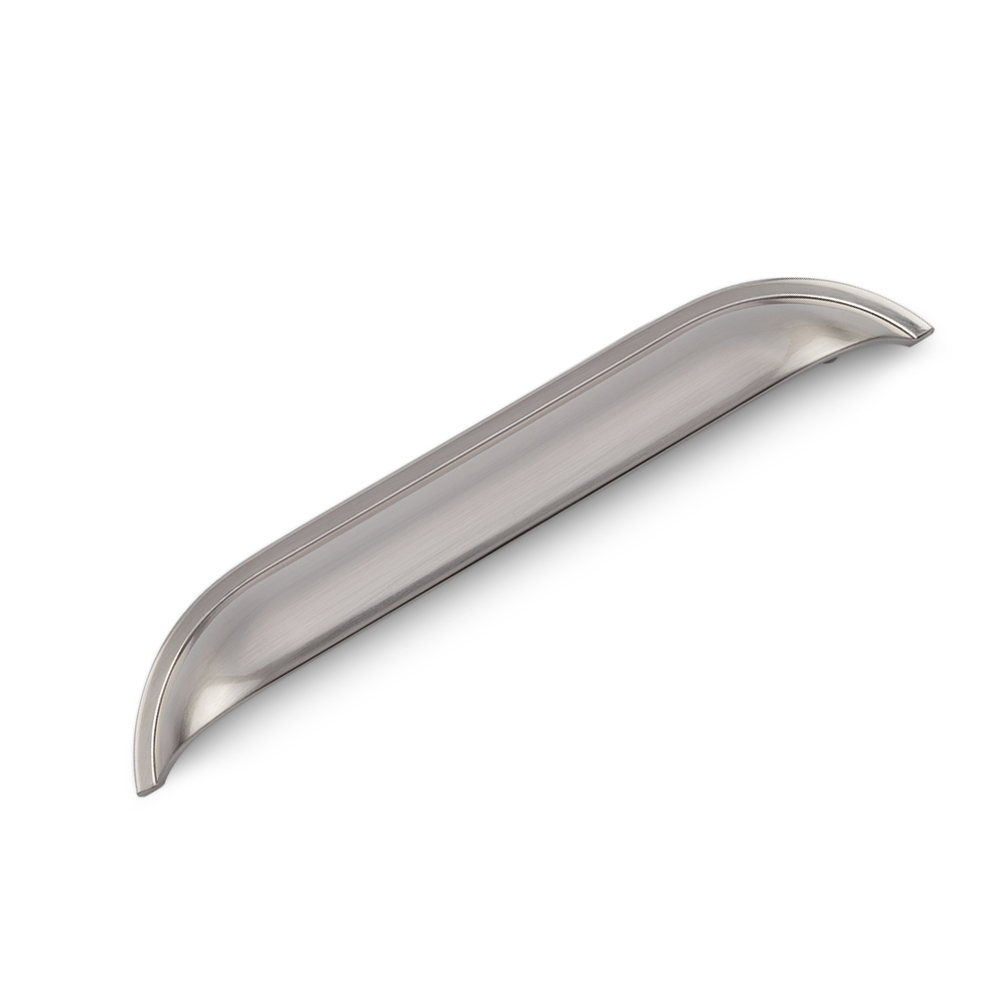 AURORA Linear Cup Handle - 206mm (160mm Hole Centres) - Brushed Nickel (HB3-0134)