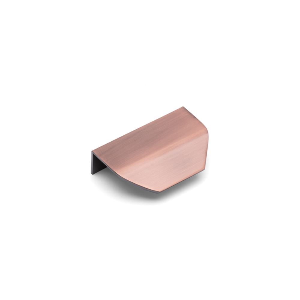 AURORA Edge Pull - Rear Fixed - 60mm Hole Centres - Antique Copper (HB7-0197)