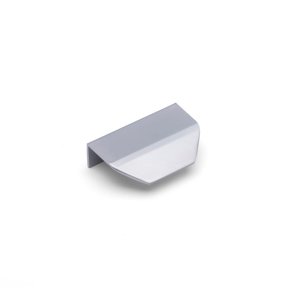 AURORA Edge Pull - Rear Fixed - 60mm Hole Centres - Satin Chrome (HB7-0191)