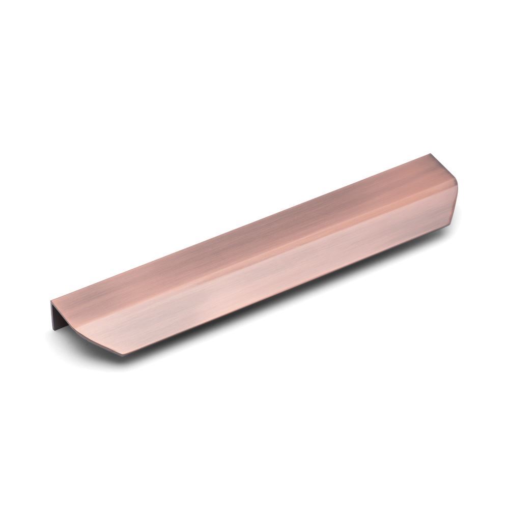 AURORA Edge Pull - Rear Fixed - 200mm Hole Centres - Antique Copper (HB7-0198)