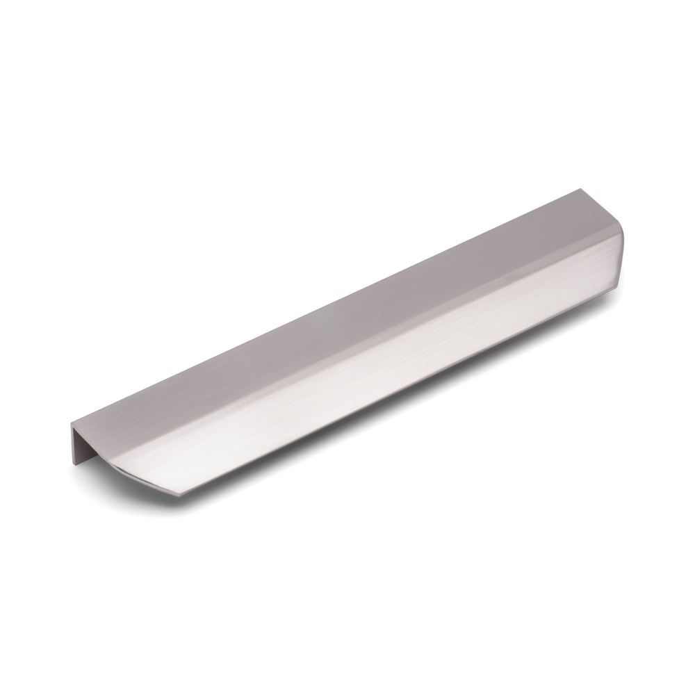 AURORA Edge Pull - Rear Fixed - 200mm Hole Centres - Brushed Nickel (HB7-0194)