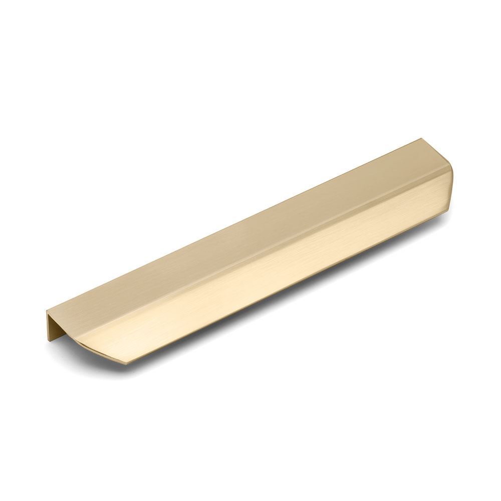 AURORA Edge Pull - Rear Fixed - 200mm - Satin Brass (HB7-0196)