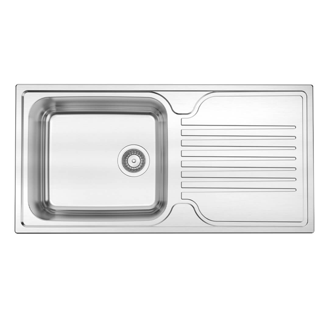 Reginox SENATOR Single Bowl Stainless Steel Sink - 1000mm Wide