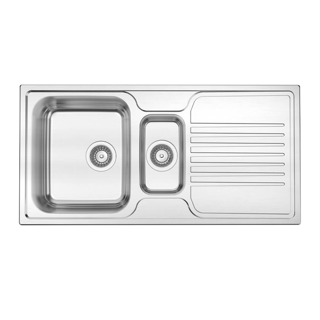 Reginox SENATOR 1.5 Bowl Stainless Steel Sink - 1000mm Wide