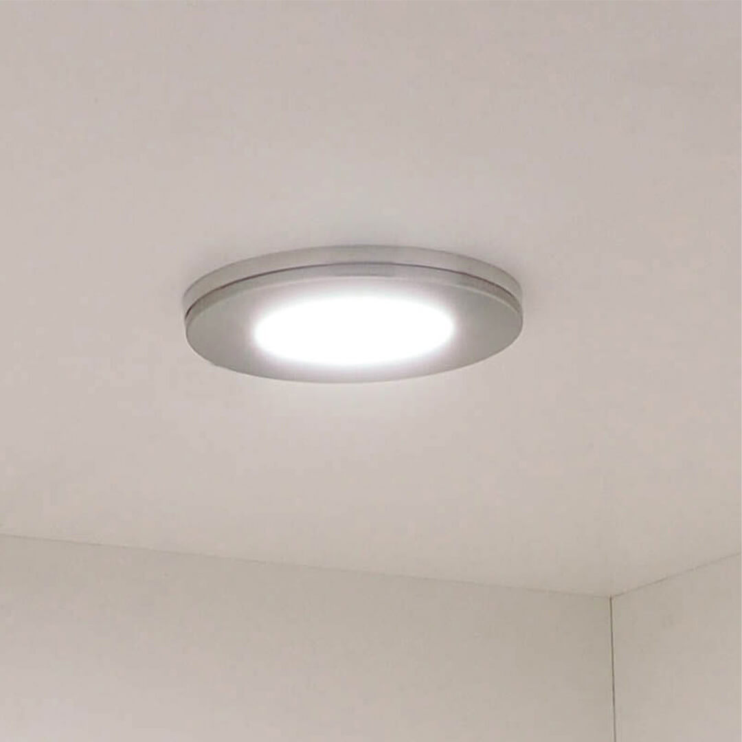 AURORA Slim Round Light Kit  - Brushed Nickel - Extra Light