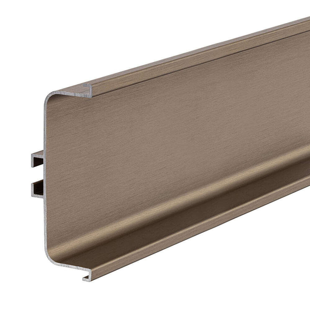 Mid Profile for True Handleless - Brushed Bronze - 4000mm Length
