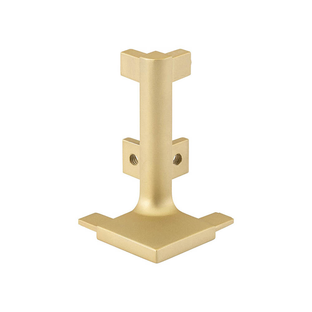 Top Profile External Corner Joint for True Handleless - Brushed Brass