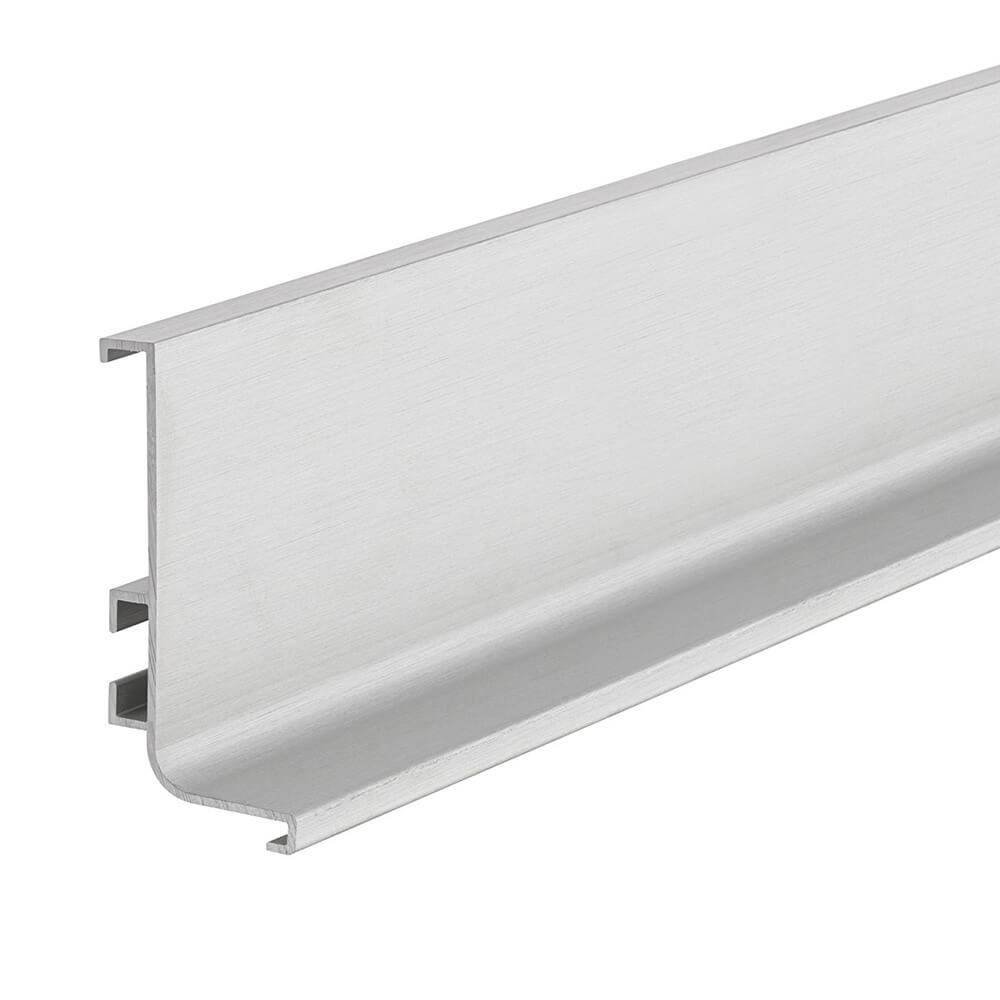 Top Profile for True Handleless - Brushed Silver