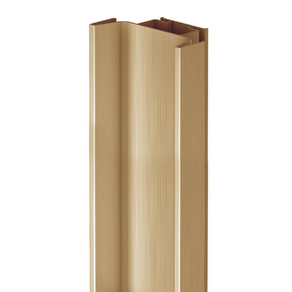 Gola Stock - Vertical Profile - True Handleless Gola Rail - Double Opening - Brushed Bronze - Qty 10 (Bulk)