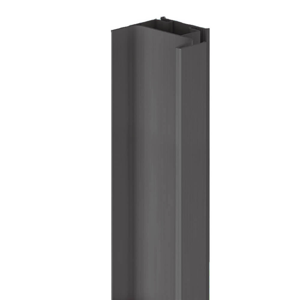 Gola Stock - Vertical Profile - True Handleless Gola Rail - Single Opening - Anthracite - Qty 10 (Bulk)