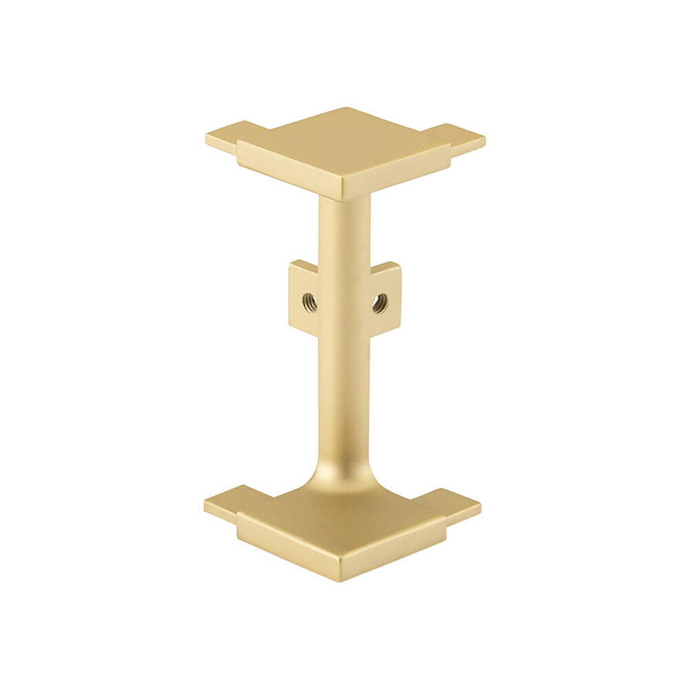 Gola Stock - Mid Profile External Corner Joint for True Handleless - Brushed Brass - Qty 12