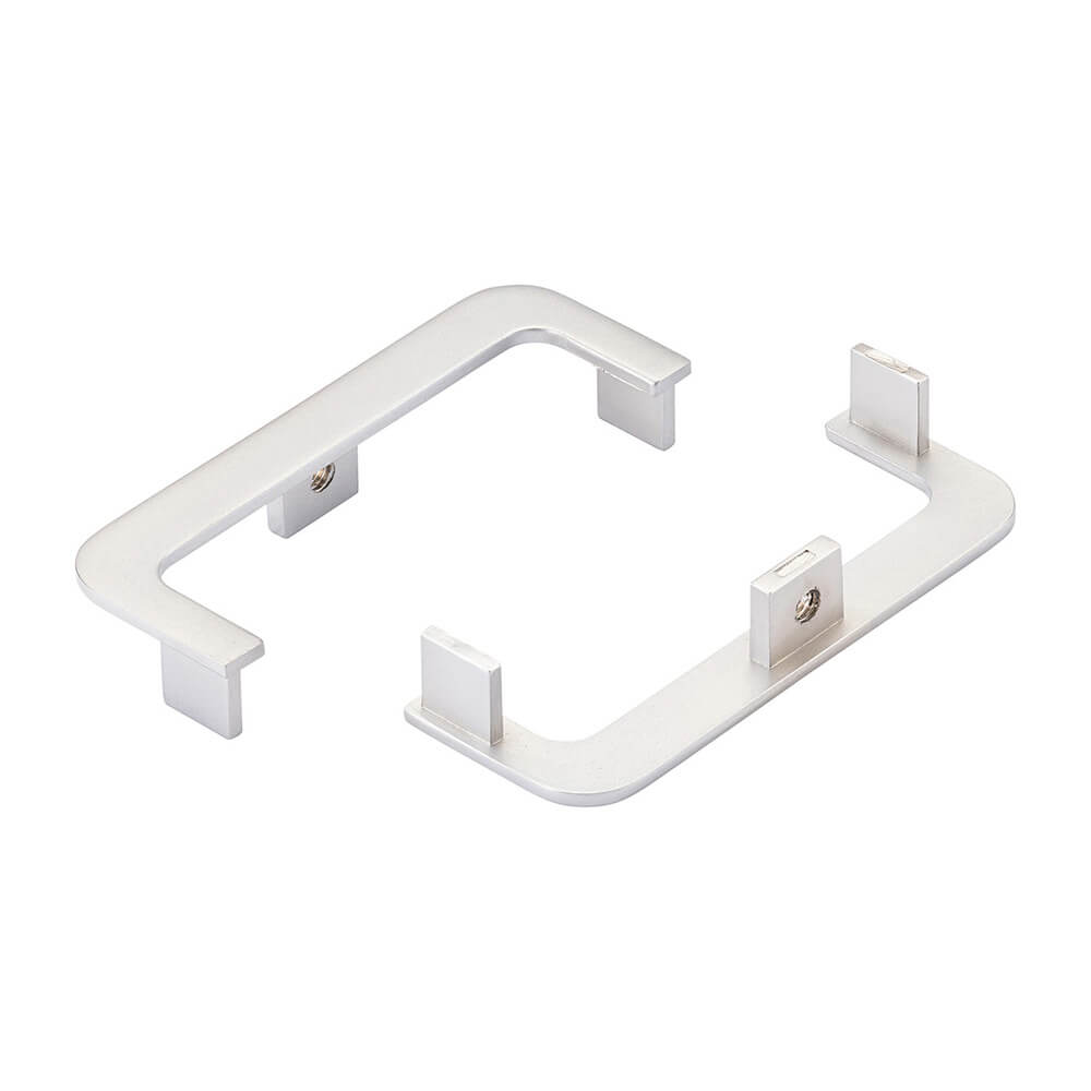 Gola Stock - Mid Profile End Cap for True Handleless - Brushed Silver - Qty 20