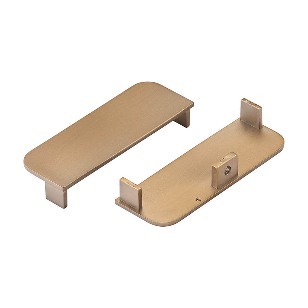 Gola Stock - Mid Profile End Plate for True Handleless - Brushed Bronze - Qty 20