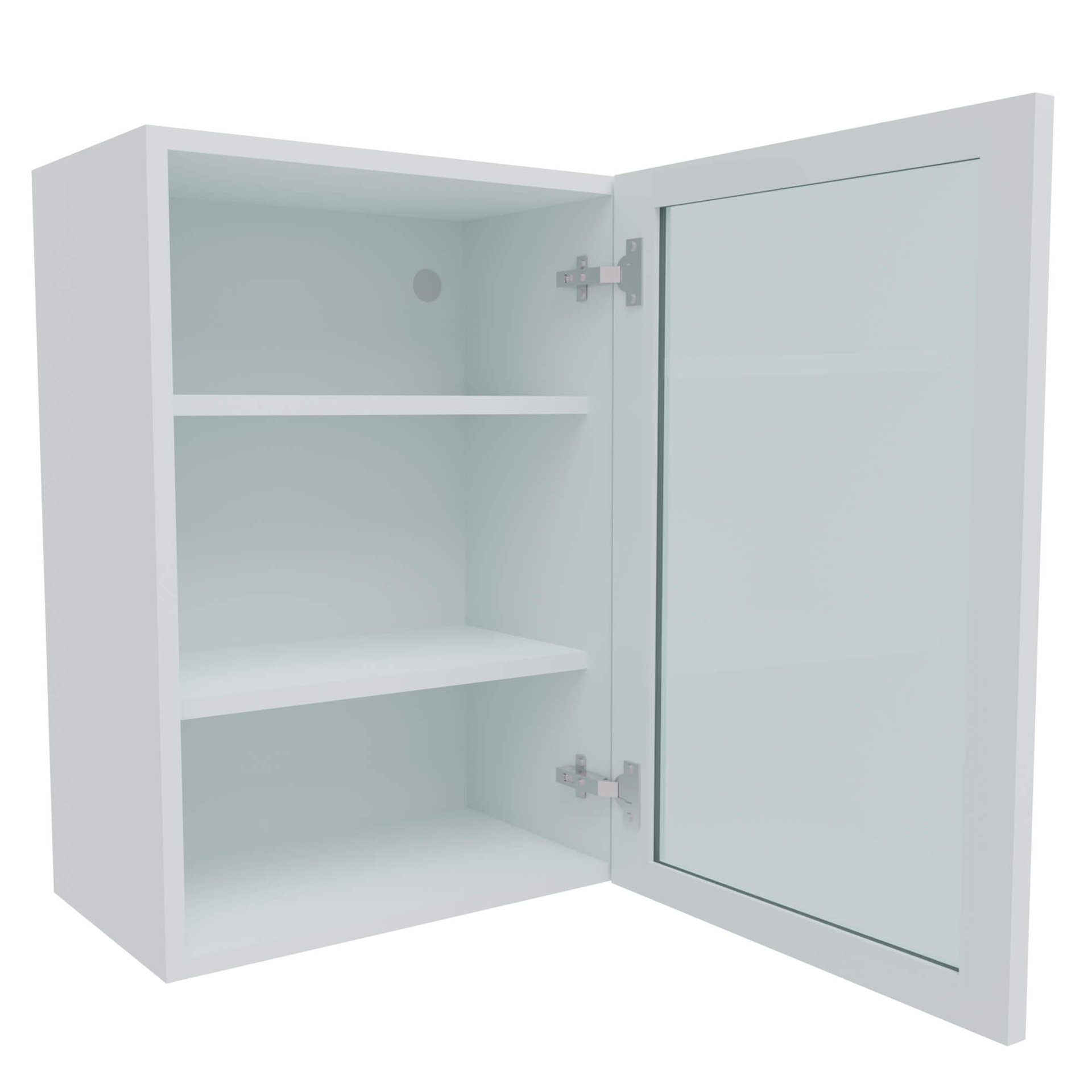 500mm Glass Door Wall Unit - Narrow Frame (High)