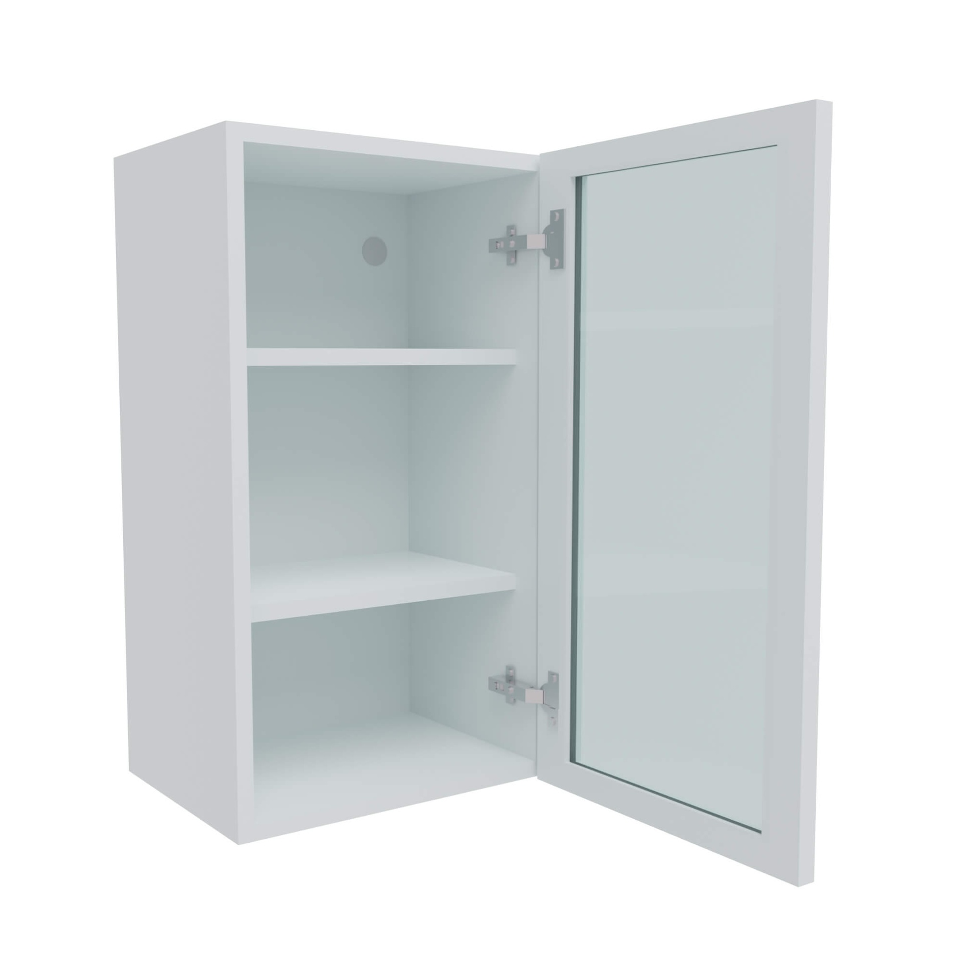 400mm Glass Door Wall Unit - Narrow Frame (Medium)