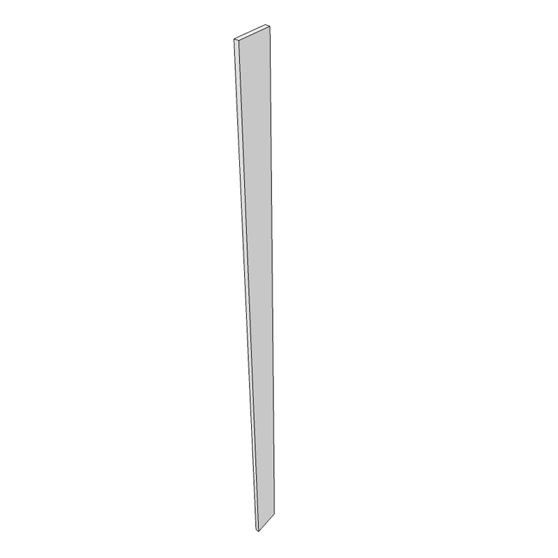 Pereto Tall Filler Panel - 2.75m x 150mm (1 Long Side Edged)