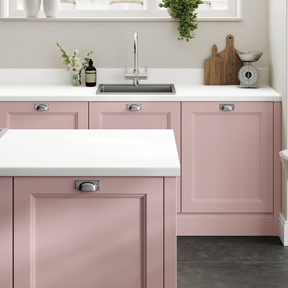 Formica Crisp White - 38mm Postformed Edge Laminate Worktops