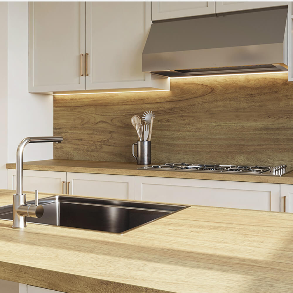 Formica Honey Mango - 38mm Square Edge Laminate Worktops