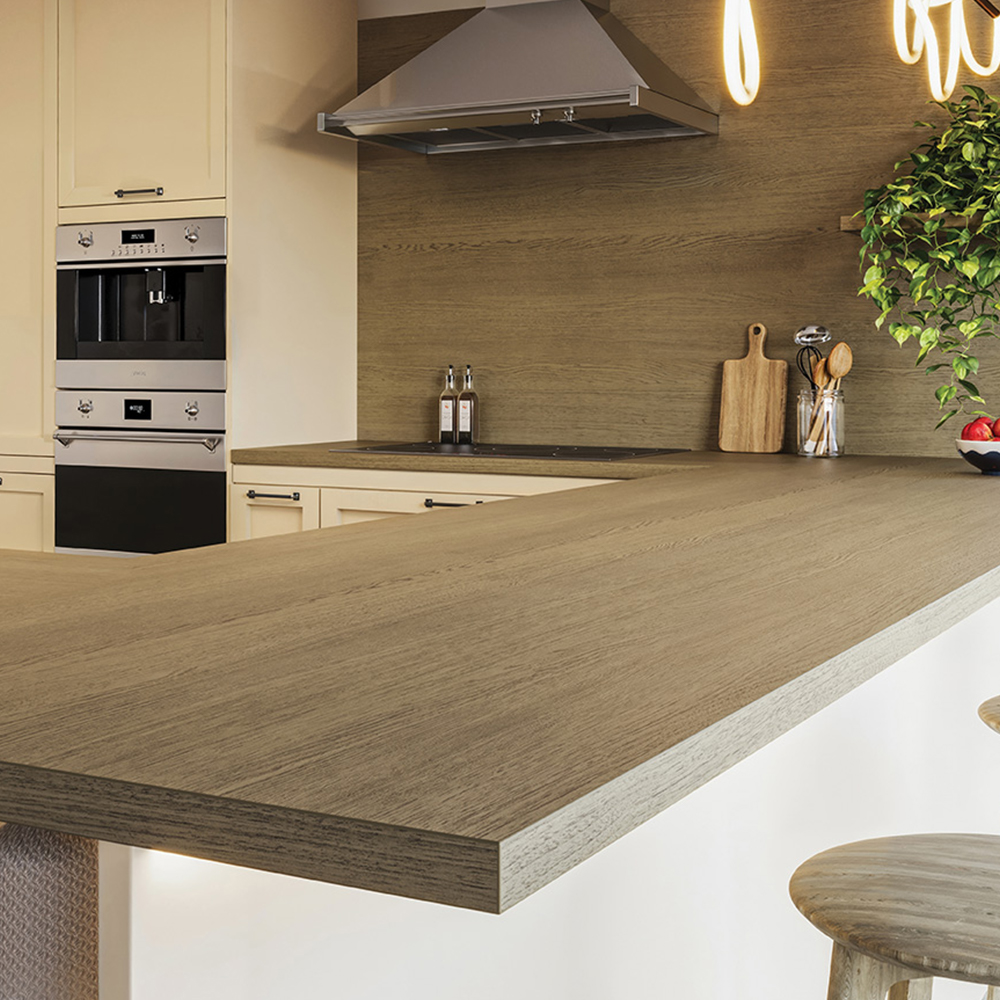 Formica Woak - 38mm Square Edge Laminate Worktops