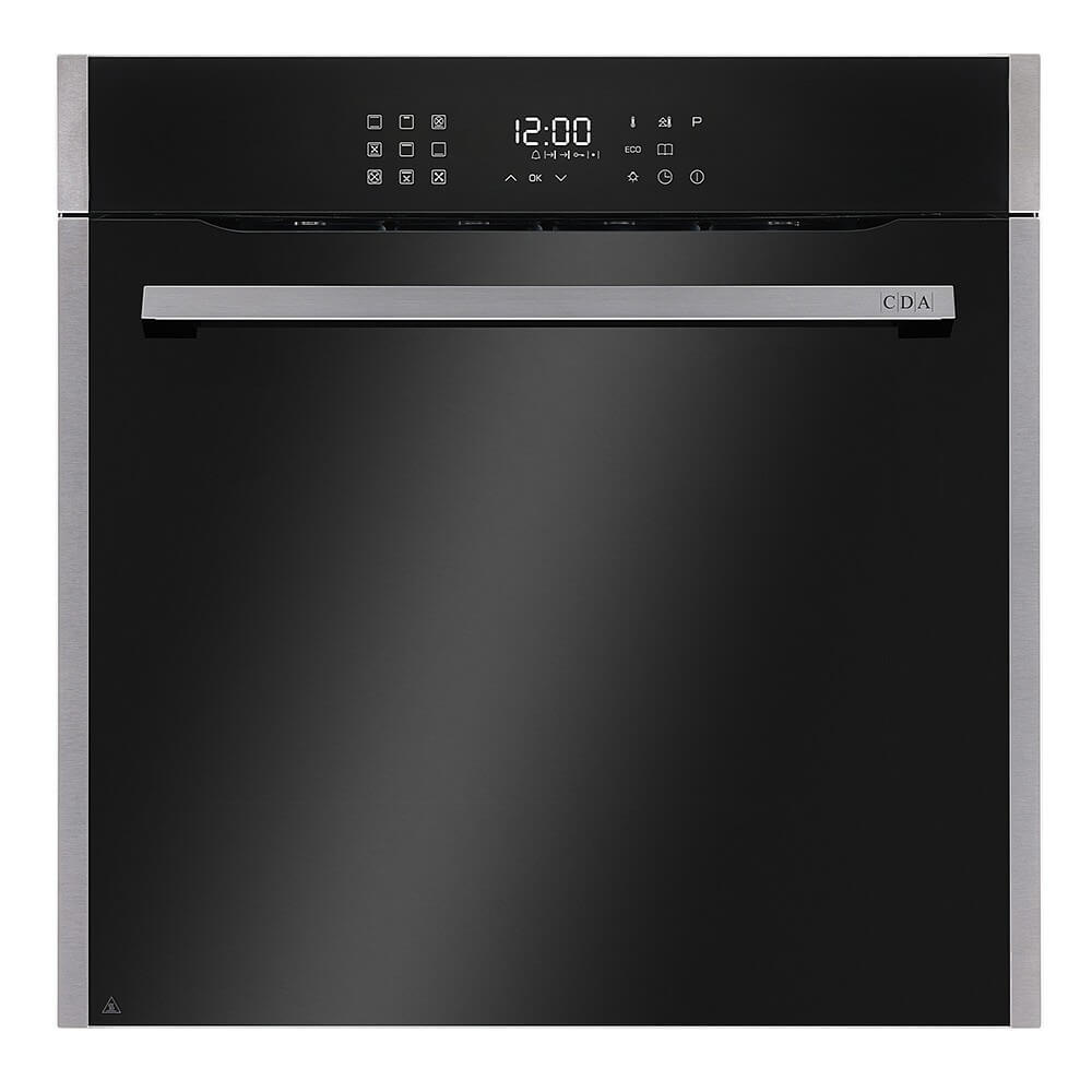 CDA SL550SS/1 Thirteen Function Pyrolytic Oven, LED Clock & Timer, Soft Close Door, Stainless Steel