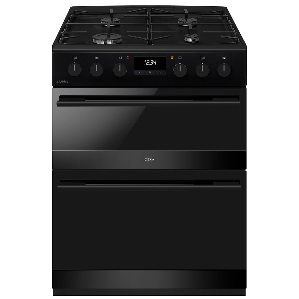 CDA CFD600MB 60cm Freestanding Duel Fuel cooker with Gas Hob