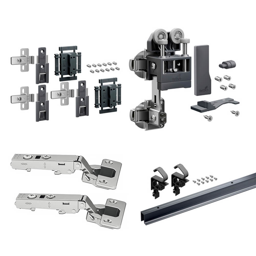 Horizontal Bifold Mechanism Pack - Left Hand Opening