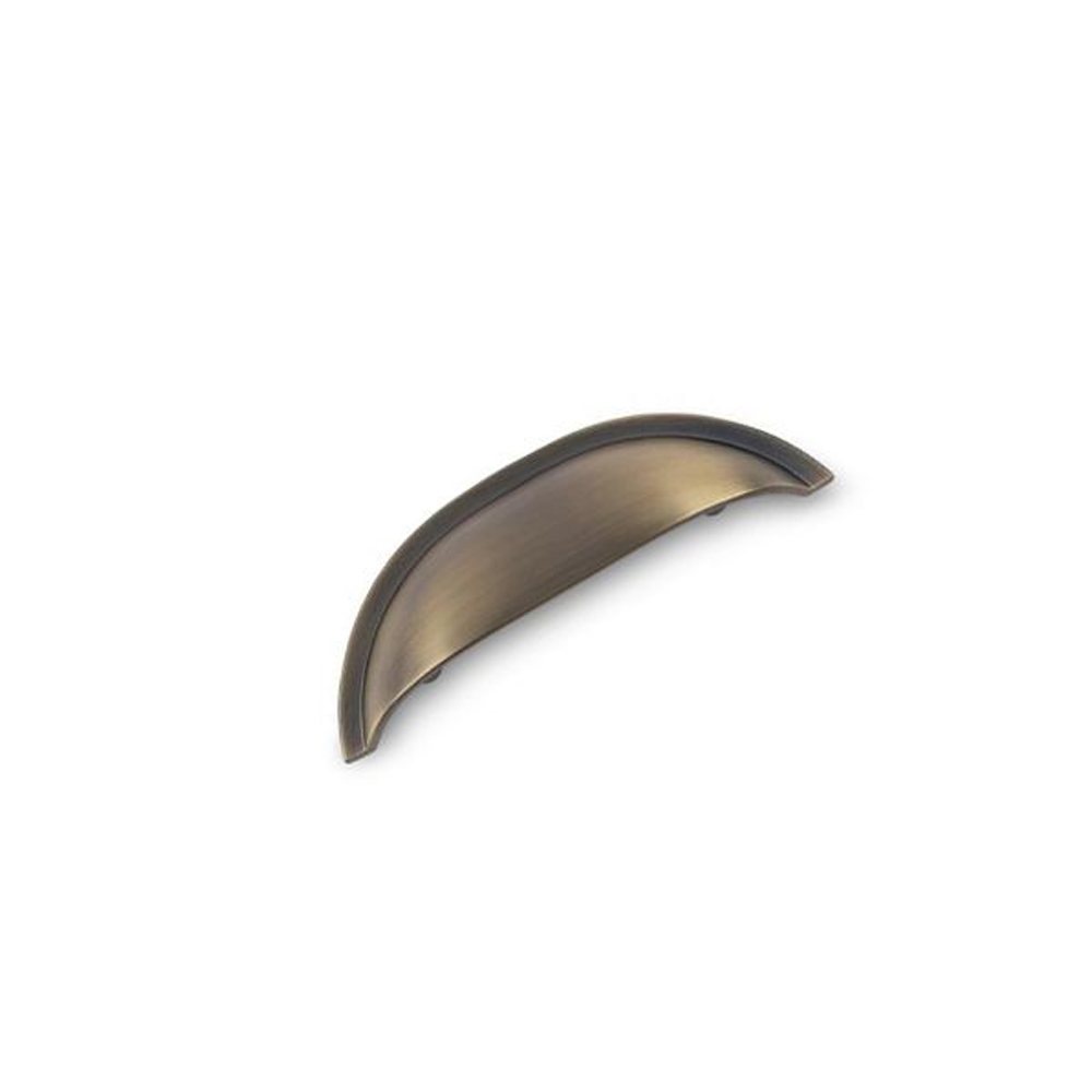 AURORA Linear Cup Handle - 110mm (64mm Hole Centres) - Antique Brass (HB)