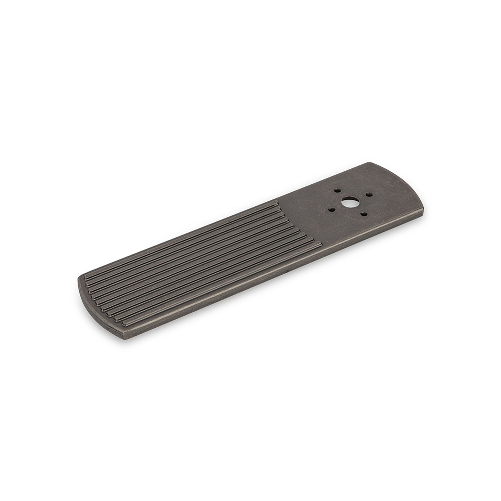 AURORA Long Back Plate - 95mm Long - Pewter (HB12-270)