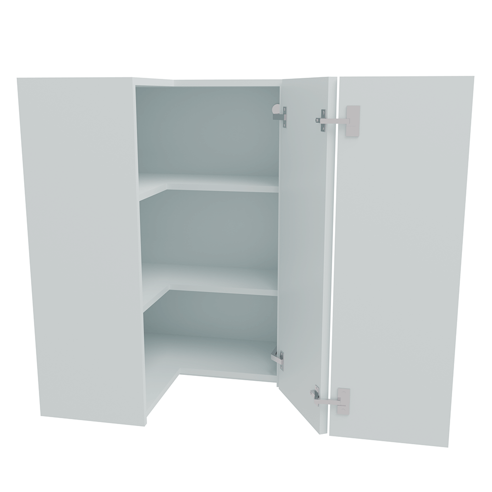 630 x 630mm True Handleless L-Shape Corner Wall Unit (High)