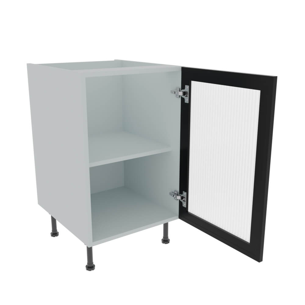 500mm Reeded Glass Base Unit