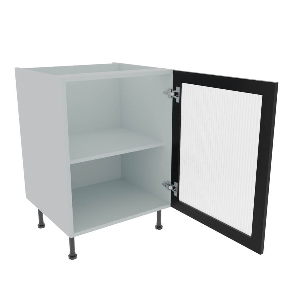 600mm Reeded Glass Base Unit