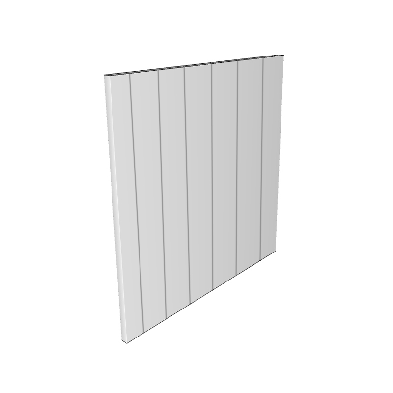Bellano Smooth Matt Base End Panel - Grooved - 900x650x18mm