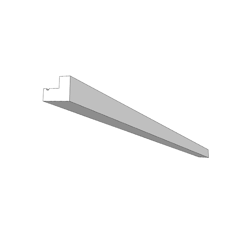 Caswood (F&B or RAL Colours) Straight Cornice - Square End - 3m 