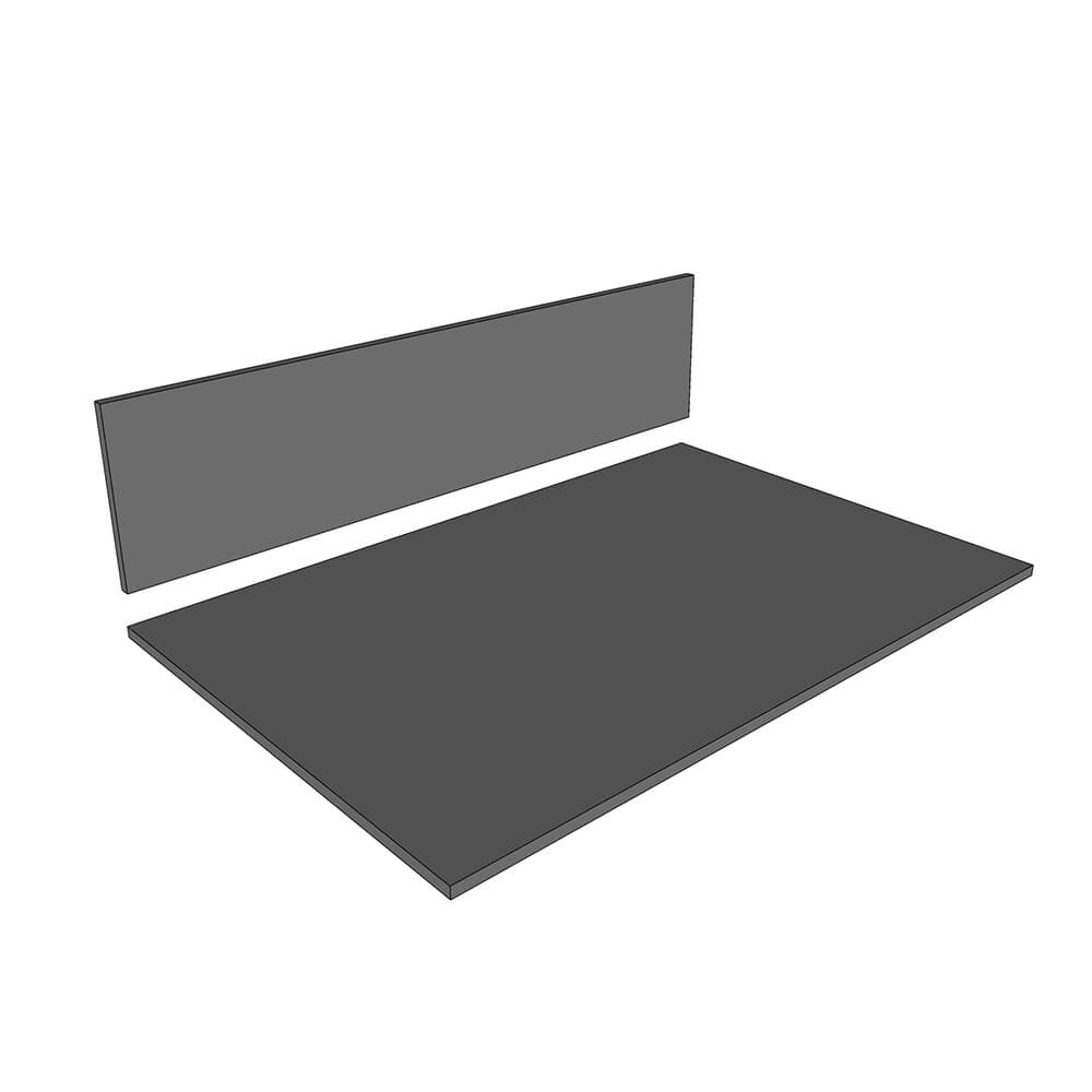 Drawer Base & Back Material to suit a 500mm Pan Draw unit (MFC components only - 377mm Wide)