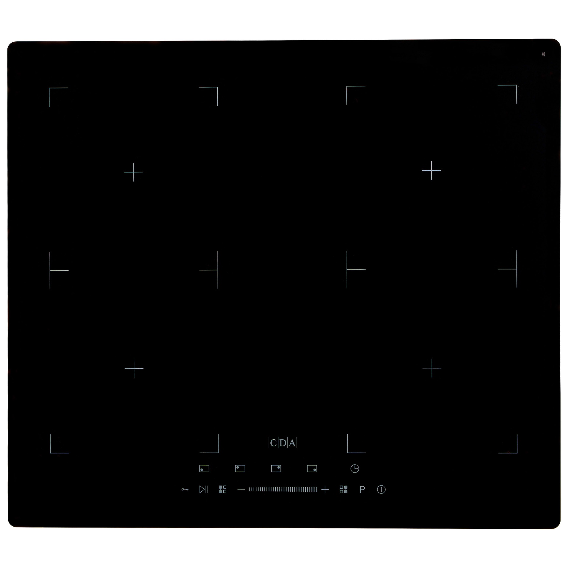 CDA HN640FR 60cm Four Zone Induction Hob