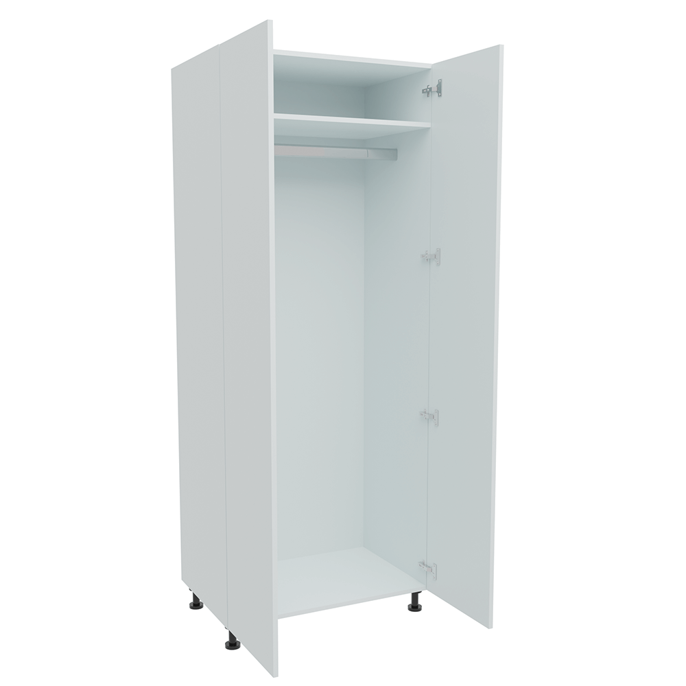 900mm Single Hanging Robe - Offset Doors (596mm & 296mm)