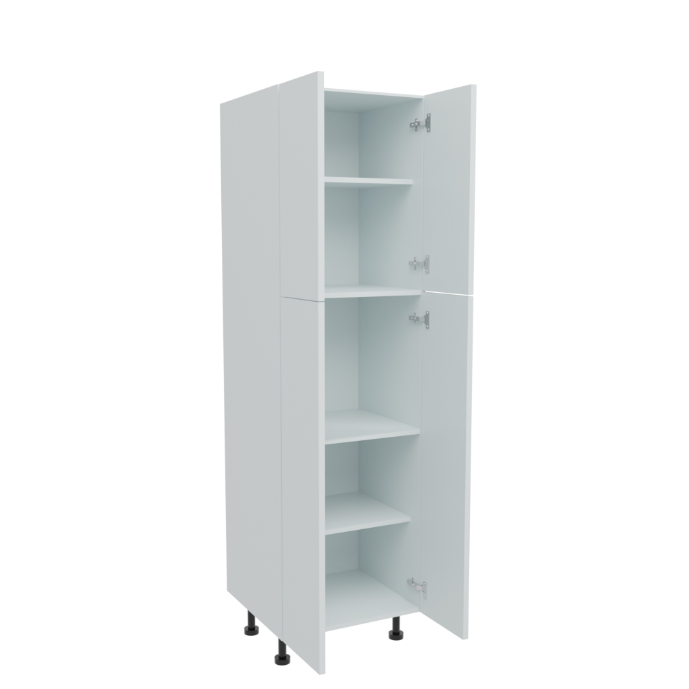 600mm Tall Larder Unit - Double Door - 715mm Top Door (Medium)